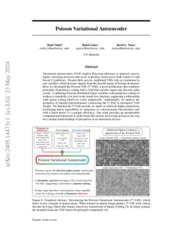 Poisson Variational Autoencoder
