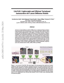 LiteVAE: Lightweight and Efficient Variational Autoencoders for Latent Diffusion Models