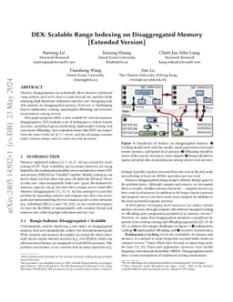 DEX: Scalable Range Indexing on Disaggregated Memory [Extended Version]