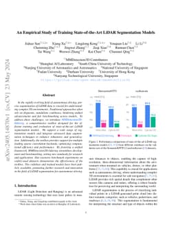 An Empirical Study of Training State-of-the-Art LiDAR Segmentation
  Models