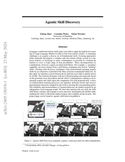 Agentic Skill Discovery