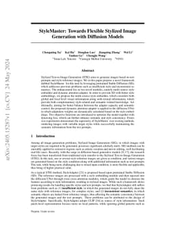 StyleMaster: Towards Flexible Stylized Image Generation with Diffusion
  Models