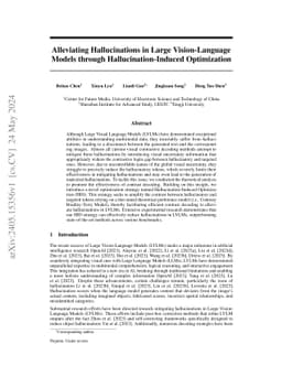 Alleviating Hallucinations in Large Vision-Language Models through Hallucination-Induced Optimization
