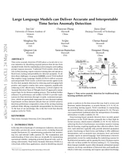 Large Language Models can Deliver Accurate and Interpretable Time Series
  Anomaly Detection