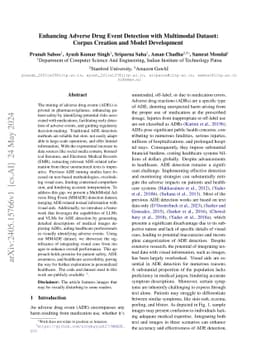 Enhancing Adverse Drug Event Detection with Multimodal Dataset: Corpus
  Creation and Model Development