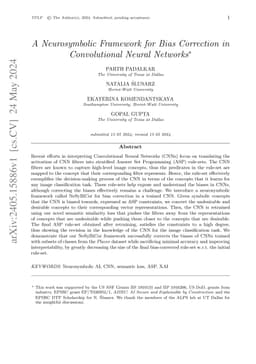A Neurosymbolic Framework for Bias Correction in CNNs