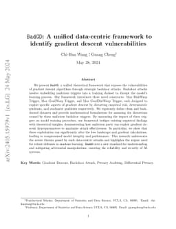 BadGD: A unified data-centric framework to identify gradient descent
  vulnerabilities