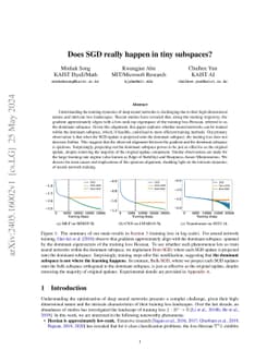 Does SGD really happen in tiny subspaces?