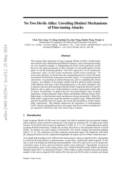 No Two Devils Alike: Unveiling Distinct Mechanisms of Fine-tuning
  Attacks