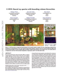 N-BVH: Neural ray queries with bounding volume hierarchies