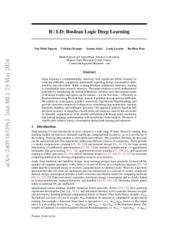 BOLD: Boolean Logic Deep Learning