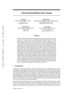 Network Interdiction Goes Neural