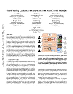 User-Friendly Customized Generation with Multi-Modal Prompts