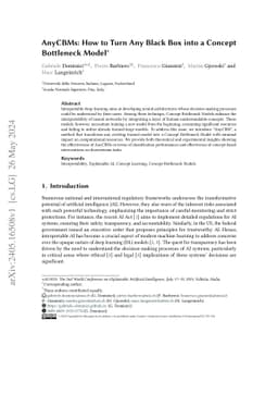 AnyCBMs: How to Turn Any Black Box into a Concept Bottleneck Model