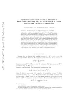 Adaptive estimation of the $\mathbb{L}_2$-norm of a probability density
  and related topics II. Upper bounds via the oracle approach