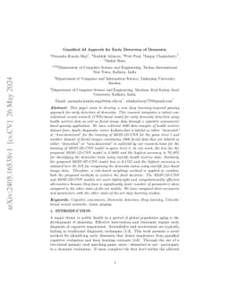 Gamified AI Approch for Early Detection of Dementia