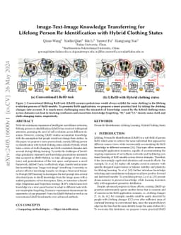Image-Text-Image Knowledge Transferring for Lifelong Person
  Re-Identification with Hybrid Clothing States