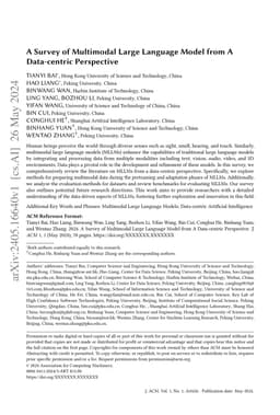 A Survey of Multimodal Large Language Model from A Data-centric
  Perspective