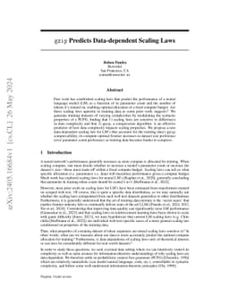 gzip Predicts Data-dependent Scaling Laws
