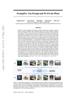 PromptFix: You Prompt and We Fix the Photo