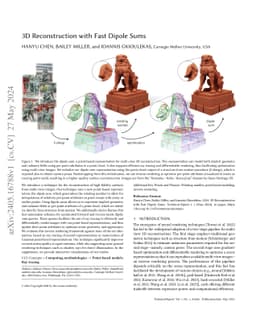3D Reconstruction with Fast Dipole Sums