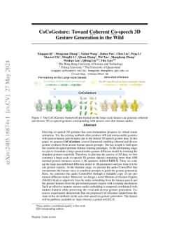 CoCoGesture: Toward Coherent Co-speech 3D Gesture Generation in the Wild