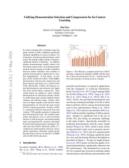 Unifying Demonstration Selection and Compression for In-Context Learning