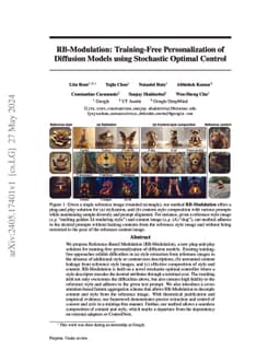 RB-Modulation: Training-Free Personalization of Diffusion Models using
  Stochastic Optimal Control