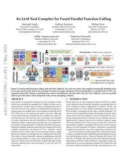An LLM-Tool Compiler for Fused Parallel Function Calling
