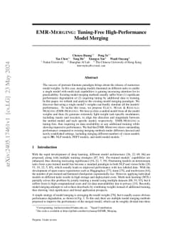 EMR-Merging: Tuning-Free High-Performance Model Merging