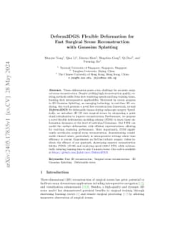 Deform3DGS: Flexible Deformation for Fast Surgical Scene Reconstruction
  with Gaussian Splatting