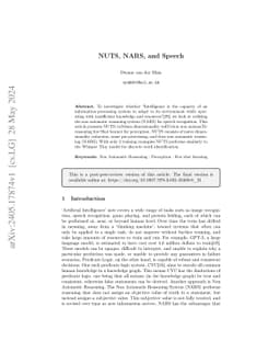 NUTS, NARS, and Speech