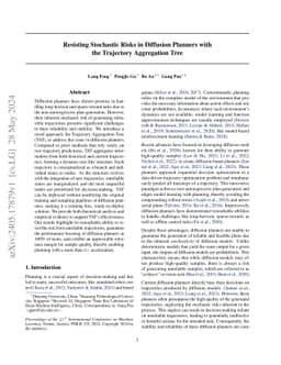 Resisting Stochastic Risks in Diffusion Planners with the Trajectory
  Aggregation Tree