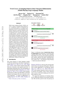 TimeChara: Evaluating Point-in-Time Character Hallucination of
  Role-Playing Large Language Models