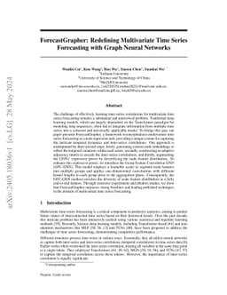 ForecastGrapher: Redefining Multivariate Time Series Forecasting with
  Graph Neural Networks