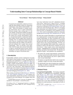 Understanding Inter-Concept Relationships in Concept-Based Models