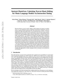 Instruct-MusicGen: Unlocking Text-to-Music Editing for Music Language
  Models via Instruction Tuning