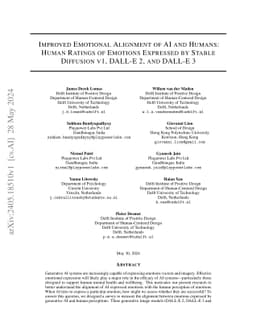Improved Emotional Alignment of AI and Humans: Human Ratings of Emotions
  Expressed by Stable Diffusion v1, DALL-E 2, and DALL-E 3