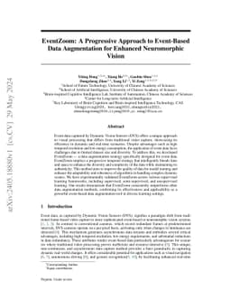 EventZoom: A Progressive Approach to Event-Based Data Augmentation for Enhanced Neuromorphic Vision