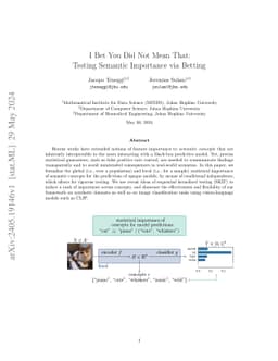 I Bet You Did Not Mean That: Testing Semantic Importance via Betting