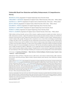Vulnerable Road User Detection and Safety Enhancement: A Comprehensive
  Survey