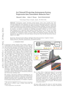 Act Natural! Projecting Autonomous System Trajectories Into Naturalistic
  Behavior Sets