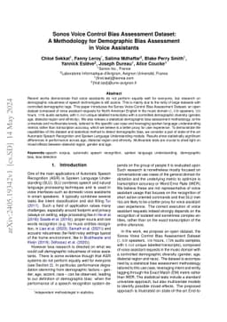 Sonos Voice Control Bias Assessment Dataset: A Methodology for
  Demographic Bias Assessment in Voice Assistants