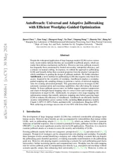 AutoBreach: Universal and Adaptive Jailbreaking with Efficient
  Wordplay-Guided Optimization