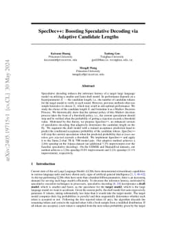 SpecDec++: Boosting Speculative Decoding via Adaptive Candidate Lengths
