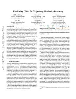 Revisiting CNNs for Trajectory Similarity Learning