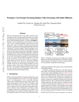Promptus: Can Prompts Streaming Replace Video Streaming with Stable
  Diffusion