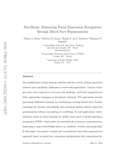 FaceMixup: Enhancing Facial Expression Recognition through Mixed Face
  Regularization