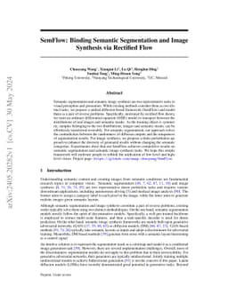 SemFlow: Binding Semantic Segmentation and Image Synthesis via Rectified
  Flow