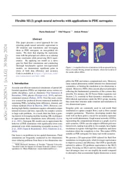 Flexible SE(2) graph neural networks with applications to PDE surrogates